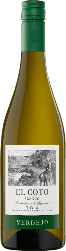 Бесплатная доставка | Белое вино Coto de Rioja D.O.Ca. Rioja Ла-Риоха Испания Verdejo 75 cl