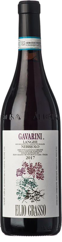 Бесплатная доставка | Красное вино Elio Grasso Gavarini D.O.C. Langhe Пьемонте Италия Nebbiolo — Неббиоло 75 cl