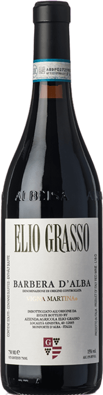 Бесплатная доставка | Красное вино Elio Grasso Vigna Martina D.O.C. Barbera d'Alba Пьемонте Италия Barbera — Барбера 75 cl