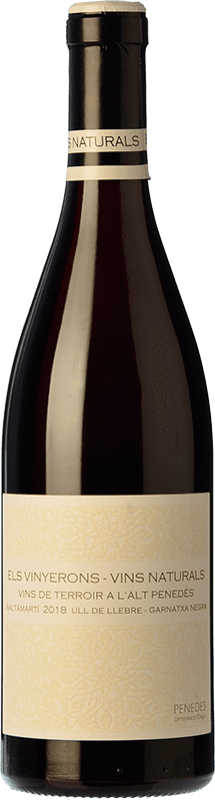 Free Shipping | Red wine Els Vinyerons Saltamartí Negre Aged D.O. Penedès Catalonia Spain Tempranillo, Grenache 75 cl