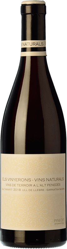 Envío gratis | Vino Tinto Els Vinyerons Saltamartí Crianza D.O. Penedès Cataluña España Tempranillo, Garnacha 75 cl