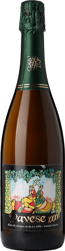 送料無料 | 白スパークリングワイン Ermes Pavese Blanc de Morgex Pas Dosé 36 Mesi ブルットの自然 D.O.C. Valle d'Aosta ヴァッレ・ダオスタ イタリア Prié White 75 cl