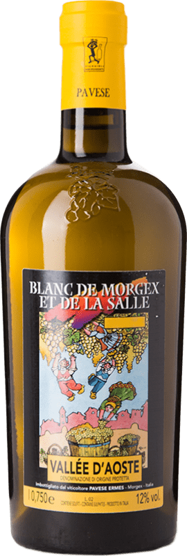 Envio grátis | Vinho branco Ermes Pavese Blanc de Morgex et de La Salle D.O.C. Valle d'Aosta Valle d'Aosta Itália Prié Branca 75 cl