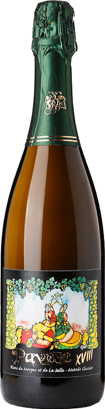 免费送货 | 白起泡酒 Ermes Pavese Blanc de Morgex Pas Dosé 18 Mesi Brut Nature D.O.C. Valle d'Aosta 瓦莱达奥斯塔 意大利 Prié White 75 cl