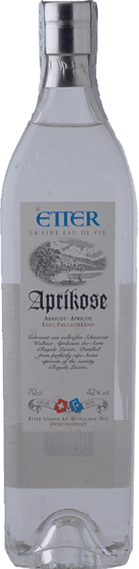 Envio grátis | Aguardente Orujo Etter Söehne Aprikose Suíça 70 cl