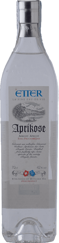 Envio grátis | Aguardente Orujo Etter Söehne Suíça 70 cl Aprikose — Damasco