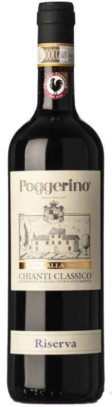 Kostenloser Versand | Rotwein Poggerino Bugialla Klassisch Reserve — Gereift D.O.C.G. Chianti Toskana Italien Sangiovese 75 cl
