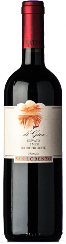 15,95 € Free Shipping | Red wine San Lorenzo di Gino D.O.C. Rosso Piceno Marche Italy Sangiovese, Montepulciano Bottle 75 cl