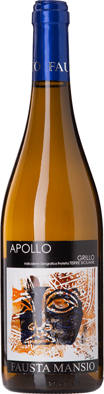 Бесплатная доставка | Белое вино Fausta Mansio Apollo D.O.C. Sicilia Сицилия Италия Grillo 75 cl