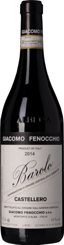 Бесплатная доставка | Красное вино Fenocchio Giacomo Castellero D.O.C.G. Barolo Пьемонте Италия Nebbiolo — Неббиоло 75 cl