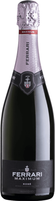 54,95 € Envio grátis | Espumante rosé Ferrari Rosé Maximum Brut D.O.C. Trento