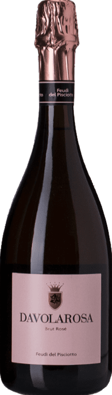 15,95 € 送料無料 | ロゼスパークリングワイン Feudi del Pisciotto Davolarosa Rosé Brut I.G.T. Terre Siciliane