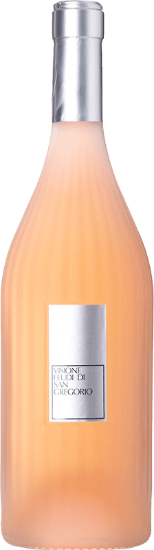 Envio grátis | Vinho rosé Feudi di San Gregorio Visione Jovem D.O.C. Irpinia Campania Itália Aglianico 75 cl