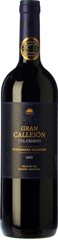 19,95 € | 红酒 Finca La Luz Callejón del Crimen Gran Callejón 岁 I.G. Valle de Uco Uco谷 阿根廷 Merlot, Malbec, Petit Verdot 75 cl