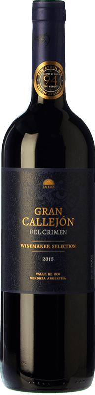 29,95 € | Rotwein Finca La Luz Callejón del Crimen Gran Callejón Crianza — Kurze Fassreifung I.G. Valle de Uco Uco-Tal Argentinien Merlot, Malbec, Petit Verdot 75 cl
