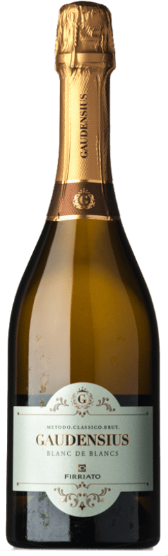 24,95 € | Белое игристое Firriato Gaudensius Blanc de Blancs брют I.G.T. Terre Siciliane Сицилия Италия Chardonnay, Carricante 75 cl