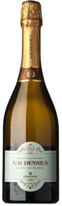 24,95 € Spedizione Gratuita | Spumante bianco Firriato Gaudensius Blanc de Blancs Brut I.G.T. Terre Siciliane