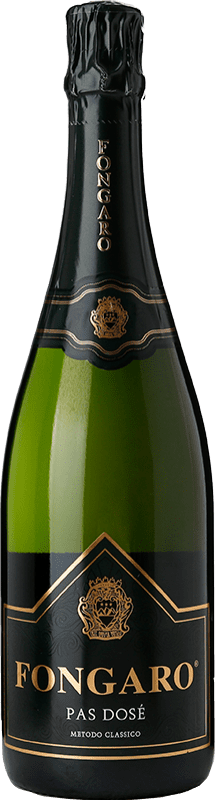 Envoi gratuit | Blanc mousseux Fongaro Pas Dosé Etichetta Verde Brut Nature D.O.C. Monti Lessini Vénétie Italie Durella Biologique 75 cl