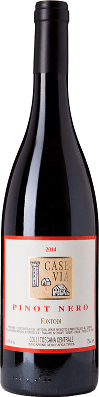 44,95 € | Rotwein Fontodi Case Via I.G.T. Colli della Toscana Centrale Toskana Italien Pinot Schwarz 75 cl