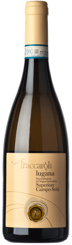 Kostenloser Versand | Weißwein Fraccaroli Campo Serà Superior D.O.C. Lugana Lombardei Italien Trebbiano 75 cl