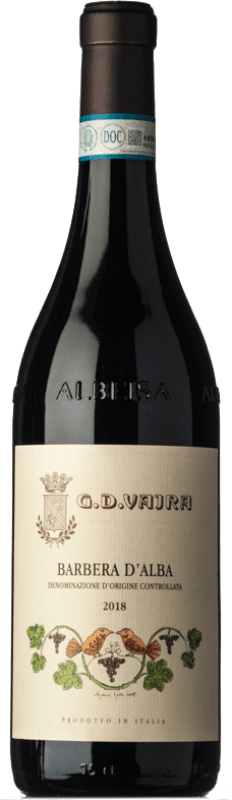 23,95 € | Red wine G.D. Vajra D.O.C. Barbera d'Alba Piemonte Italy Barbera Bottle 75 cl