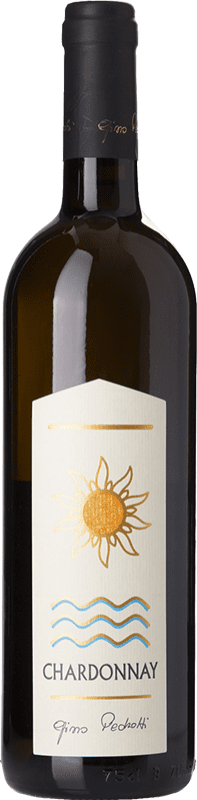 Free Shipping | White wine Gino Pedrotti D.O.C. Trentino Trentino-Alto Adige Italy Chardonnay 75 cl