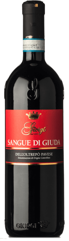 Envio grátis | Vinho Doce Giorgi Sangue di Giuda D.O.C. Oltrepò Pavese Lombardia Itália Barbera, Croatina, Vespolina, Rara, Ughetta 75 cl