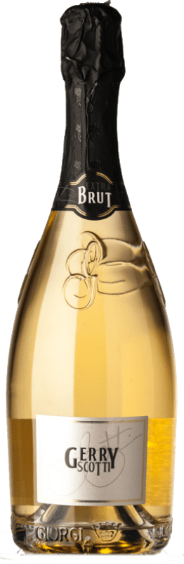 16,95 € Free Shipping | White sparkling Giorgi Metodo Classico Gerry Scotti Extra Brut D.O.C.G. Oltrepò Pavese Metodo Classico