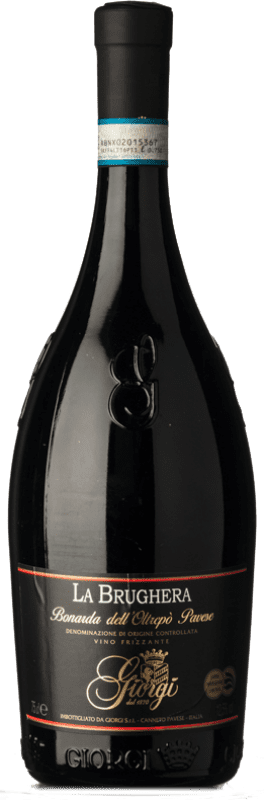 12,95 € | Red sparkling Giorgi Bonarda Frizzante Amabile La Brughera D.O.C. Oltrepò Pavese Lombardia Italy Croatina Bottle 75 cl