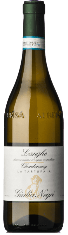 Бесплатная доставка | Белое вино Giulia Negri Serradenari La Tartufaia D.O.C. Langhe Пьемонте Италия Chardonnay — Шардоне 75 cl