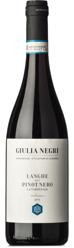 Free Shipping | Red wine Giulia Negri Serradenari La Tartufaia D.O.C. Langhe Piemonte Italy Pinot Black 75 cl