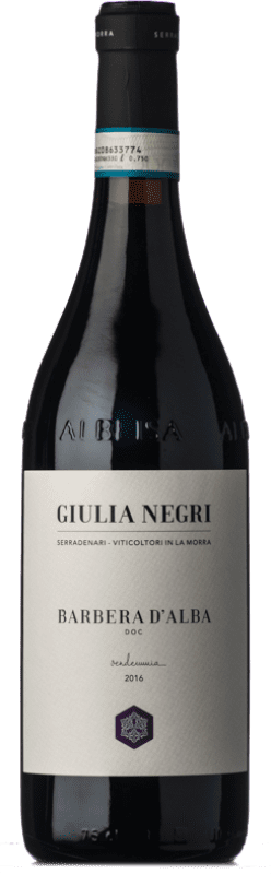 Бесплатная доставка | Красное вино Giulia Negri Serradenari D.O.C. Barbera d'Alba Пьемонте Италия Barbera — Барбера 75 cl