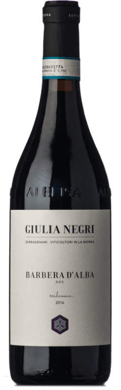 Kostenloser Versand | Rotwein Giulia Negri Serradenari D.O.C. Barbera d'Alba Piemont Italien Barbera 75 cl