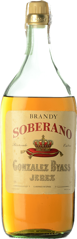 Envio grátis | Brandy Conhaque González Byass Soberano D.O. Manzanilla-Sanlúcar de Barrameda Sanlúcar de Barrameda Espanha 70 cl