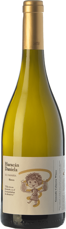 Envoi gratuit | Vin blanc Gonzalo Celayeta Huracán Daniela Crianza D.O. Navarra Navarre Espagne Viura, Grenache Blanc, Chardonnay, Sauvignon Blanc 75 cl