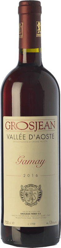 Бесплатная доставка | Красное вино Grosjean D.O.C. Valle d'Aosta Валле д'Аоста Италия Gamay — Гаме 75 cl
