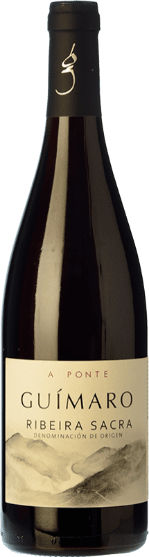 38,95 € Free Shipping | Red wine Guímaro A Ponte Roble D.O. Ribeira Sacra Galicia Spain Mencía, Sousón, Caíño Black, Brancellao, Merenzao Bottle 75 cl