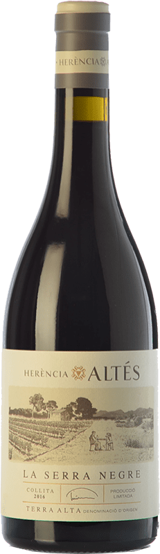 36,95 € Free Shipping | Red wine Herència Altés La Serra Negre Roble D.O. Terra Alta Catalonia Spain Grenache Bottle 75 cl
