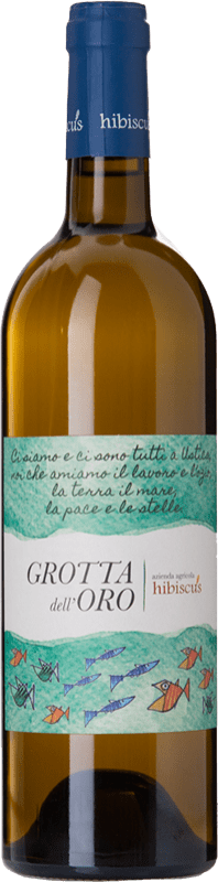 Envío gratis | Vino blanco Hibiscus Grotta dell'Oro di Ustica I.G.T. Terre Siciliane Sicilia Italia Moscato, Zibibbo 75 cl