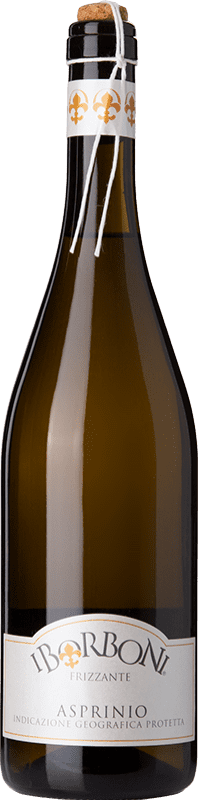 Free Shipping | White sparkling I Borboni Asprinio Frizzante I.G.T. Terre del Volturno Campania Italy 75 cl