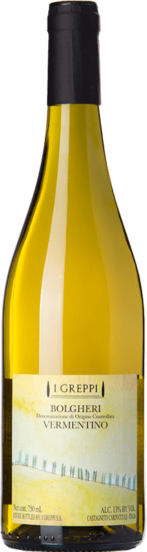 Free Shipping | White wine I Greppi D.O.C. Bolgheri Tuscany Italy Vermentino 75 cl