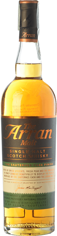 Envio grátis | Whisky Single Malt Isle Of Arran Scotch Whisky Sauternes Finish Ilhas Reino Unido 70 cl