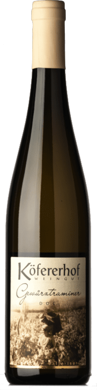 Free Shipping | White wine Köfererhof D.O.C. Alto Adige Trentino-Alto Adige Italy Gewürztraminer 75 cl