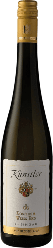 Бесплатная доставка | Белое вино Künstler Kostheim Weis Erd Q.b.A. Rheingau Германия Riesling 75 cl