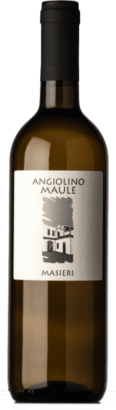 Envio grátis | Vinho branco Angiolino Maule Bianco Masieri I.G.T. Veneto Vêneto Itália Trebbiano, Garganega 75 cl