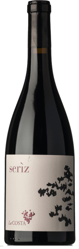 Envío gratis | Vino tinto La Costa Rosso Serìz I.G.T. Terre Lariane Lombardia Italia Merlot, Syrah Ecológico 75 cl