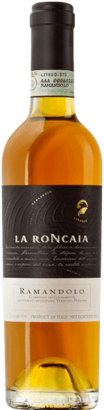 Envio grátis | Vinho doce La Roncaia D.O.C.G. Ramandolo Friuli-Venezia Giulia Itália Verduzzo Friulano Meia Garrafa 37 cl