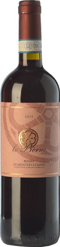 10,95 € | Red wine Le Bèrne D.O.C. Rosso di Montepulciano Tuscany Italy Prugnolo Gentile Bottle 75 cl