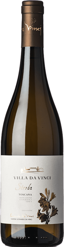 11,95 € Free Shipping | White wine Leonardo da Vinci Streda I.G.T. Toscana Tuscany Italy Vermentino Bottle 75 cl