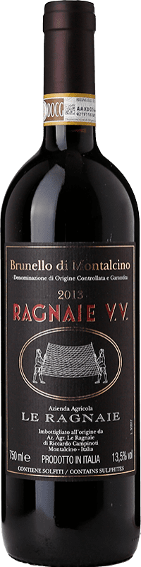 147,95 € | Vin Rouge Le Ragnaie VV Vigne Vecchie — Vieilles Vignes D.O.C.G. Brunello di Montalcino Toscane Italie Sangiovese 75 cl